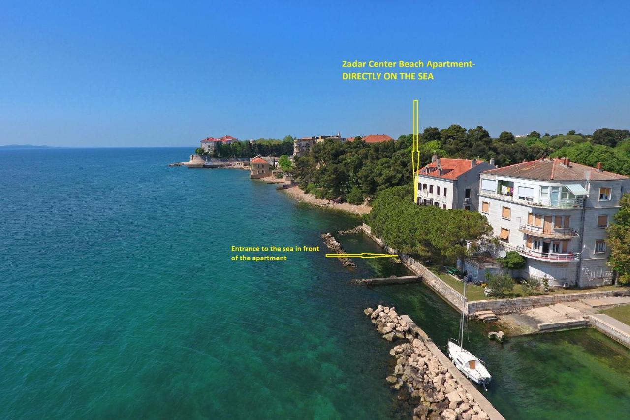 Zadar Center Beach Apartment - Directly On The Sea Extérieur photo