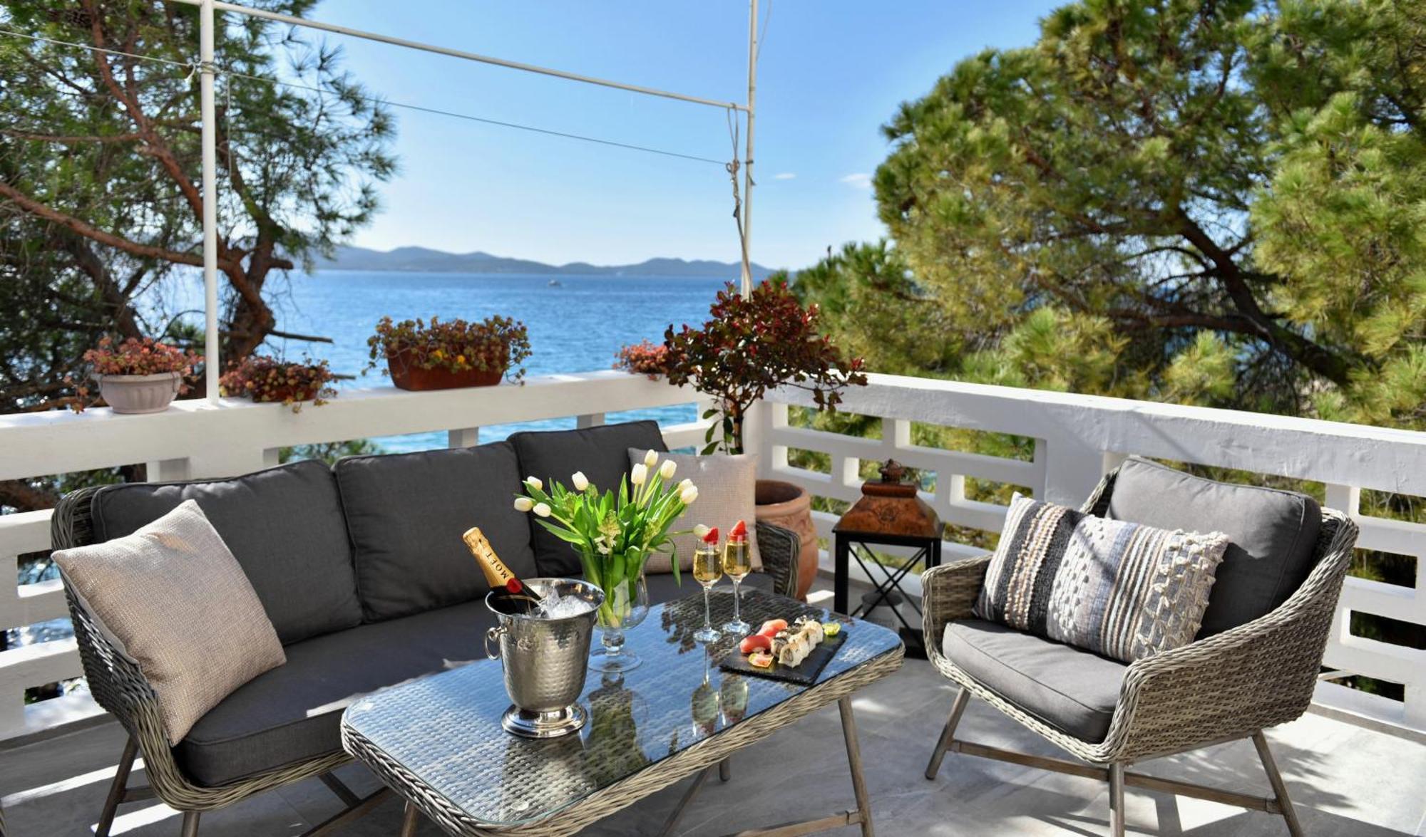 Zadar Center Beach Apartment - Directly On The Sea Extérieur photo
